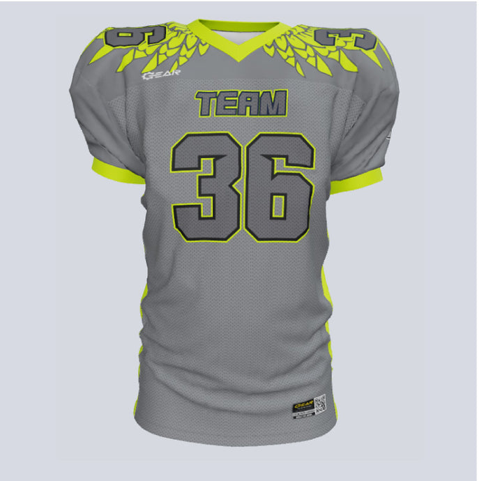 Custom Attack Wing Loose-Fit Football Jersey