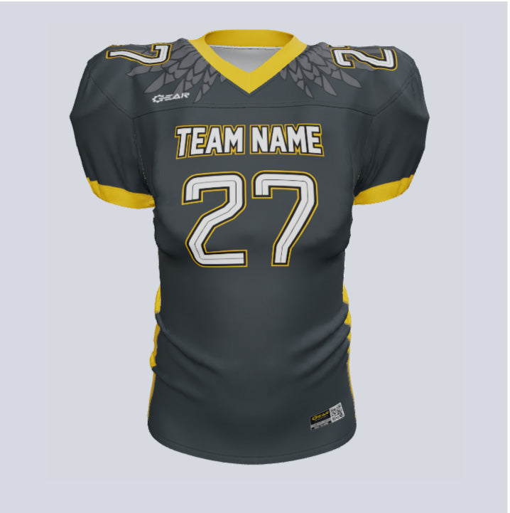 Load image into Gallery viewer, Custom Attack Wing Flex Football Jersey
