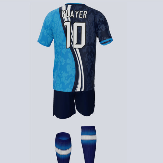 Premium Aurora Custom Soccer Uniform w/Custom Socks