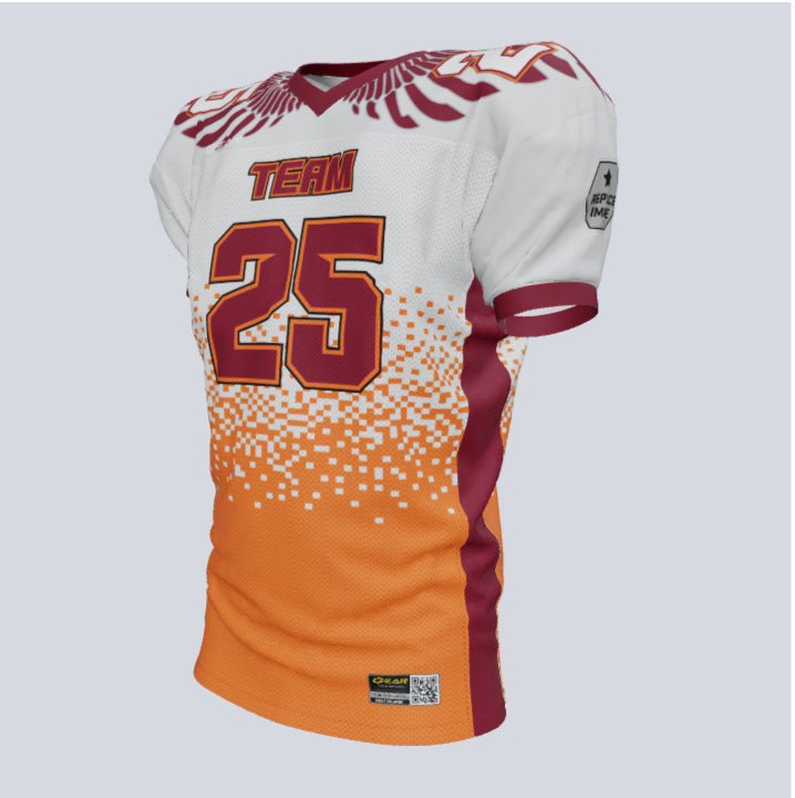 Load image into Gallery viewer, Custom Aztec Wing Loose-Fit Football Jersey
