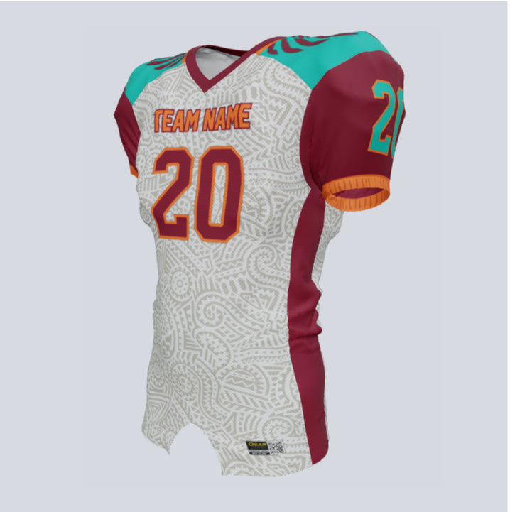 Load image into Gallery viewer, Custom Aztec Wing Premium Football Jersey
