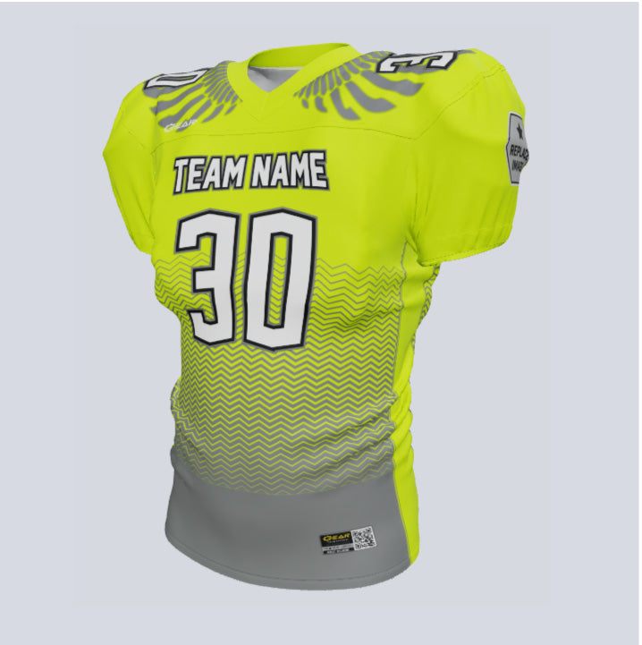 Load image into Gallery viewer, Custom Aztec Wing Flex Football Jersey
