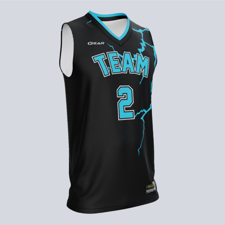 Load image into Gallery viewer, Custom Thunder Basketball Jersey
