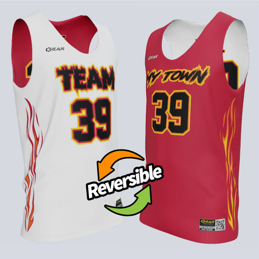 Reversible Single Ply Blaze Basketball Jersey