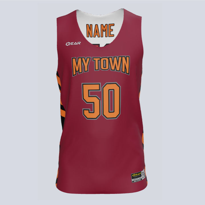 Load image into Gallery viewer, Reversible Single Ply Center Basketball Jersey

