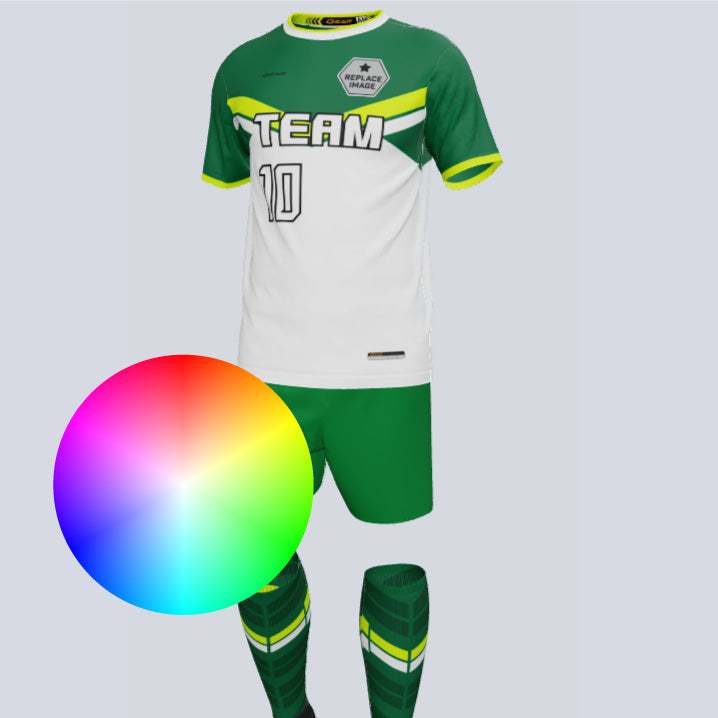 Load image into Gallery viewer, Premium Chev Custom Soccer Uniform w/Custom Socks
