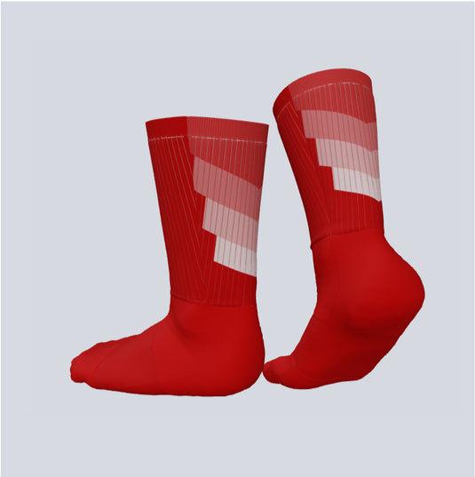 Custom Chevron Crew Socks