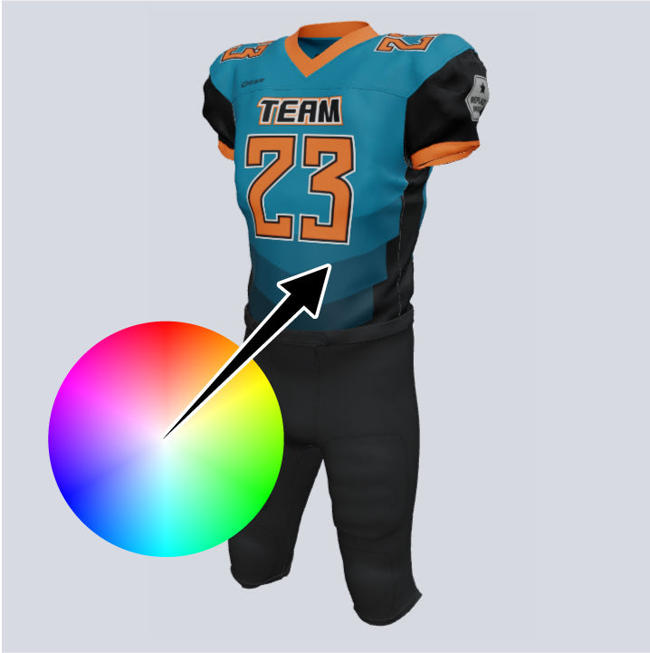 Load image into Gallery viewer, Custom Chevron Football Uniform
