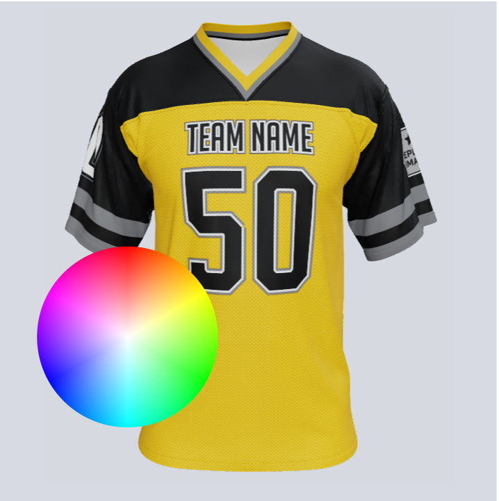 Load image into Gallery viewer, Custom Collage Fan Football Jersey
