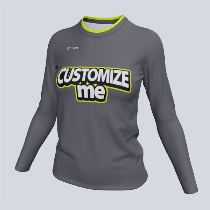 Load image into Gallery viewer, Ladies ECO Long Sleeve Crew Core Jersey
