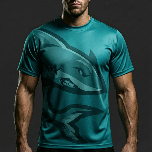 Shark Mascot Custom Jersey