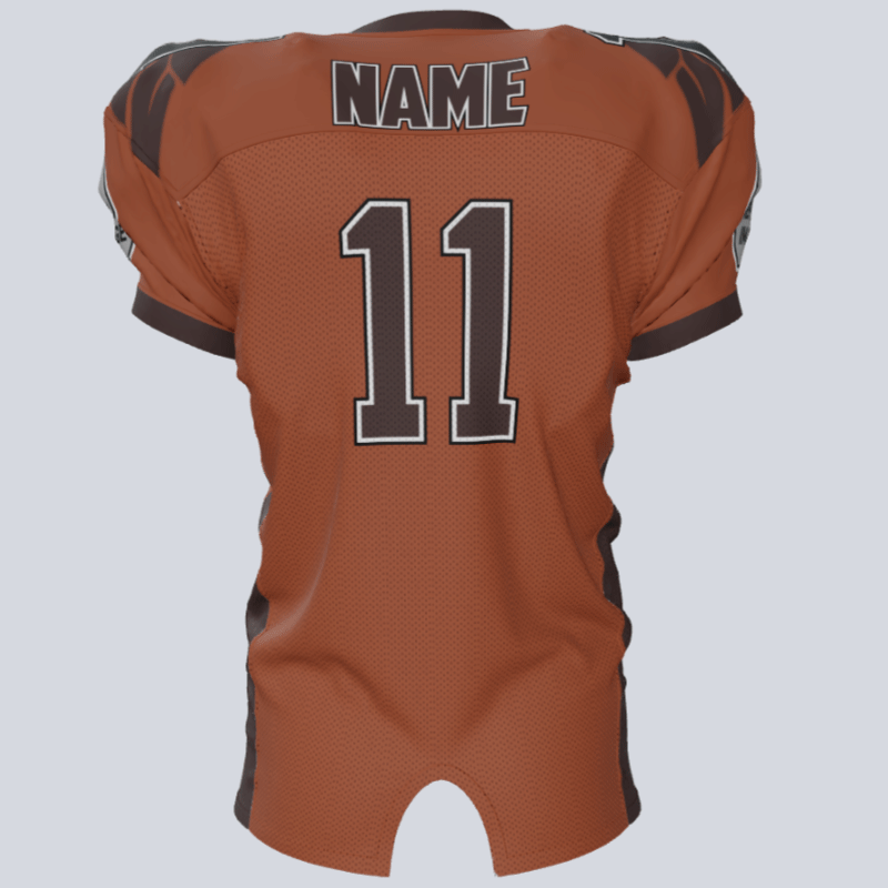 Load image into Gallery viewer, Custom Hawk Wings Fitted Football Jersey

