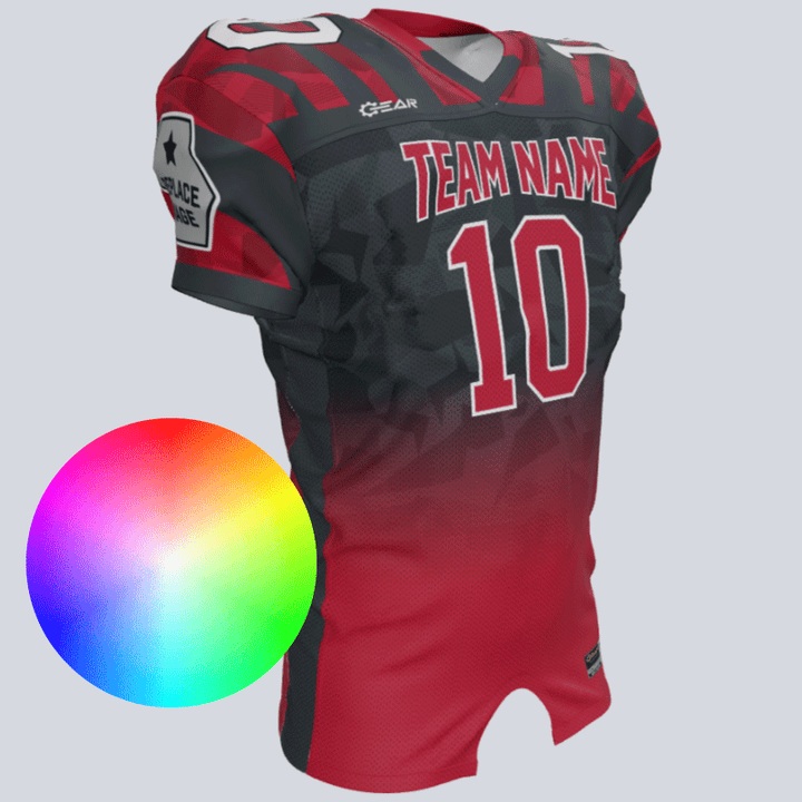 Custom Rush Fitted Football Jersey – Gear Team Apparel