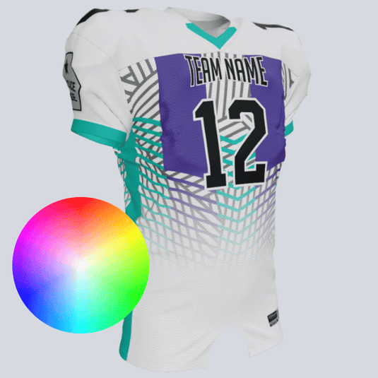 Custom Shield Fitted Football Jersey