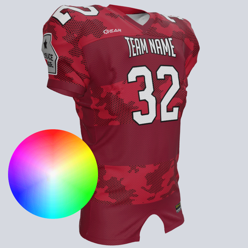 Load image into Gallery viewer, Custom Stripes Fitted Football Jersey
