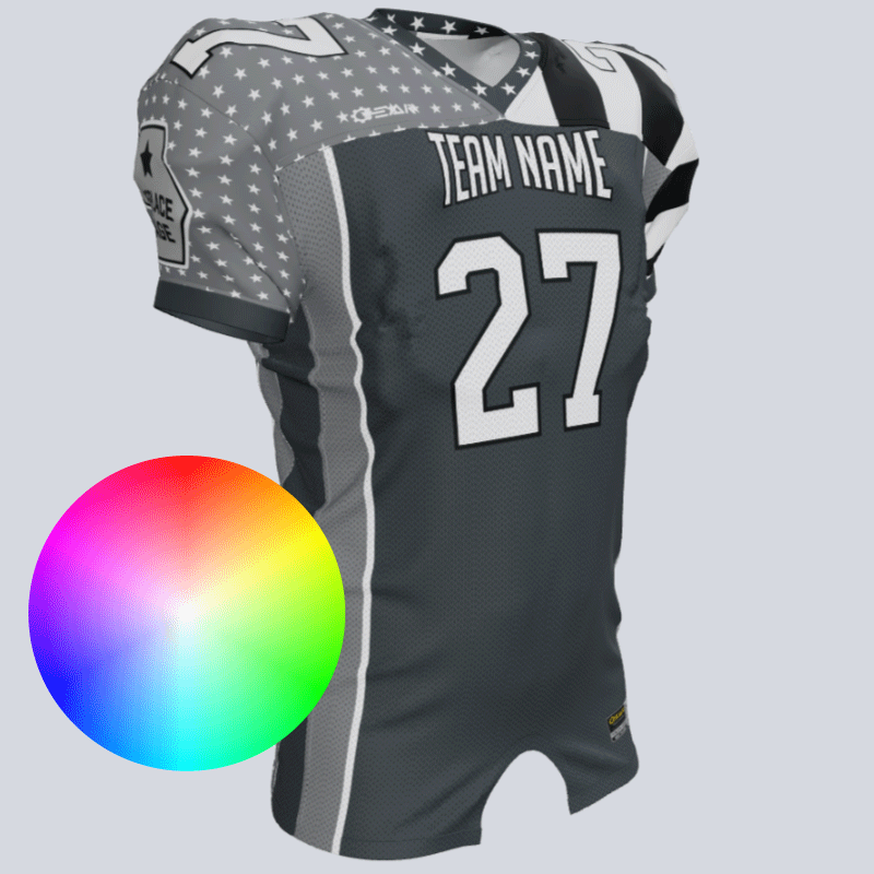 Load image into Gallery viewer, Custom Team America Fitted Football Jersey
