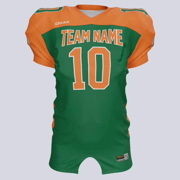 Custom Core (Top Pattern) Fitted Football Jersey – Gear Team