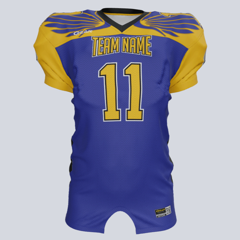 Load image into Gallery viewer, Custom Speed Wings Fitted Football Jersey
