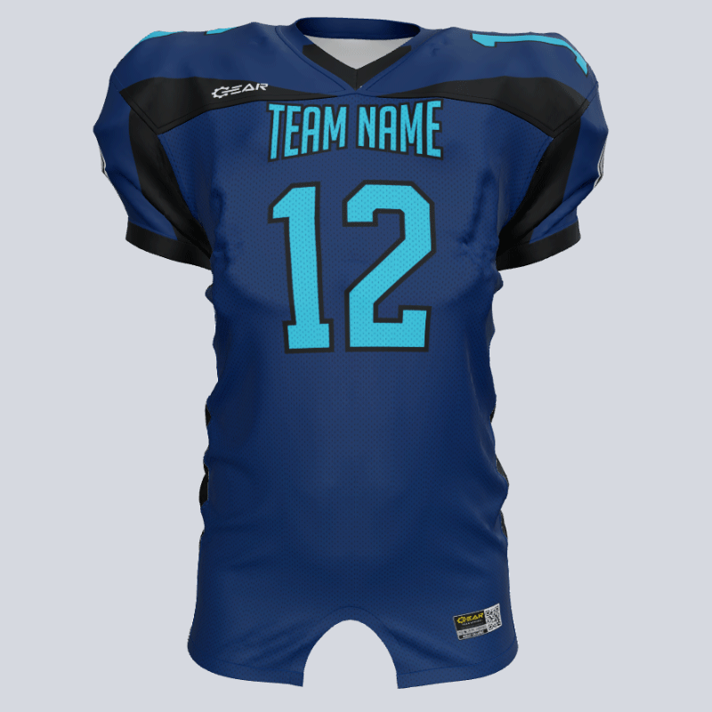 Load image into Gallery viewer, Custom Stream Fitted Football Jersey
