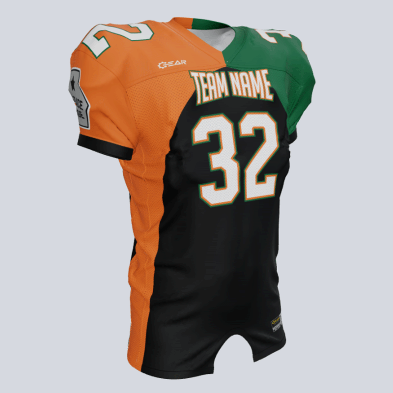 Custom Split Fitted Football Jersey Gear Team Apparel