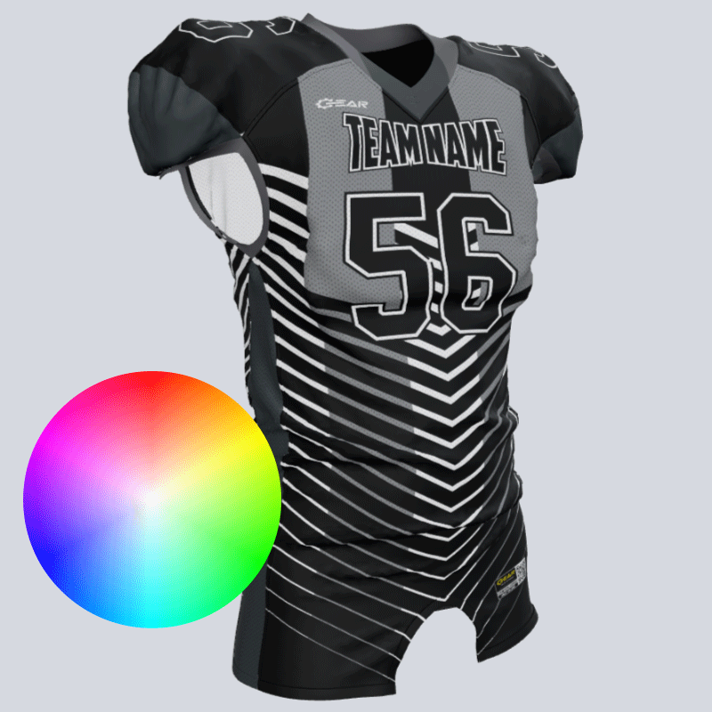 Load image into Gallery viewer, Custom Shield Fitted Linesman Football Jersey
