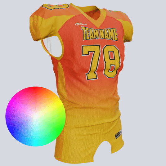 Custom Stream Fitted Linesman Football Jersey