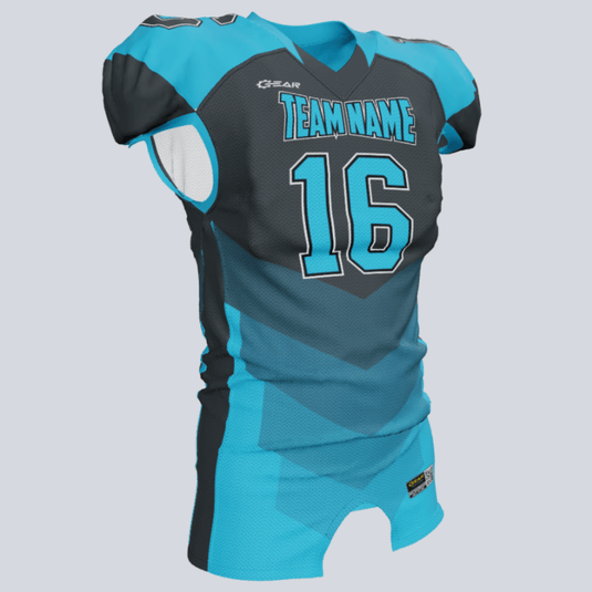 Custom Chevron Fitted Linesman Football Jersey