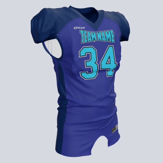 Custom Core (Top Pattern) Fitted Linesman Football Jersey