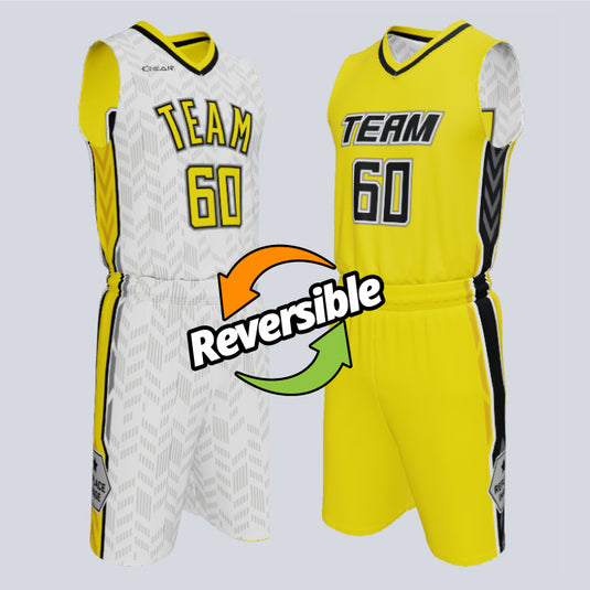 Custom Reversible Double Ply Basketball Prism Uniform