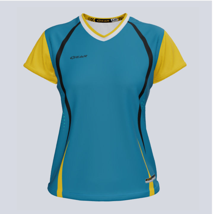 Load image into Gallery viewer, Ladies Dublin Cap Sleeve Jersey
