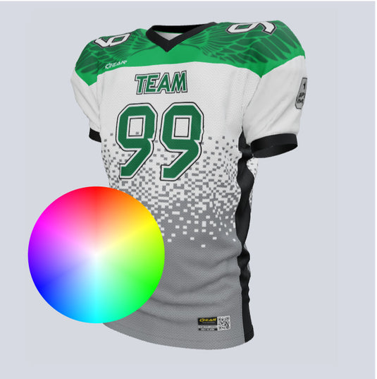 Custom Eagle Wing Loose-Fit Football Jersey
