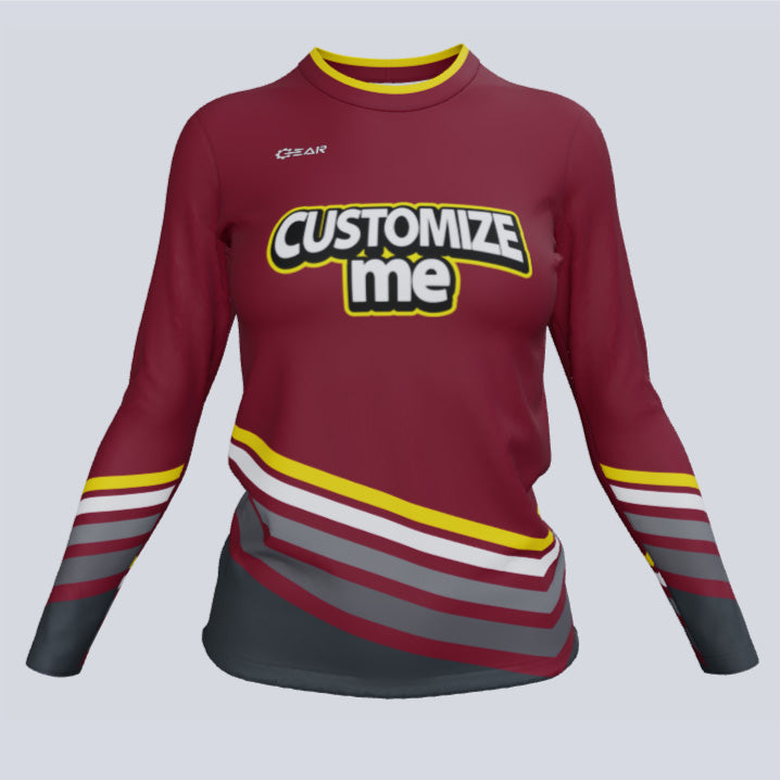 Load image into Gallery viewer, Ladies ECO Long Sleeve Crew Epic Jersey
