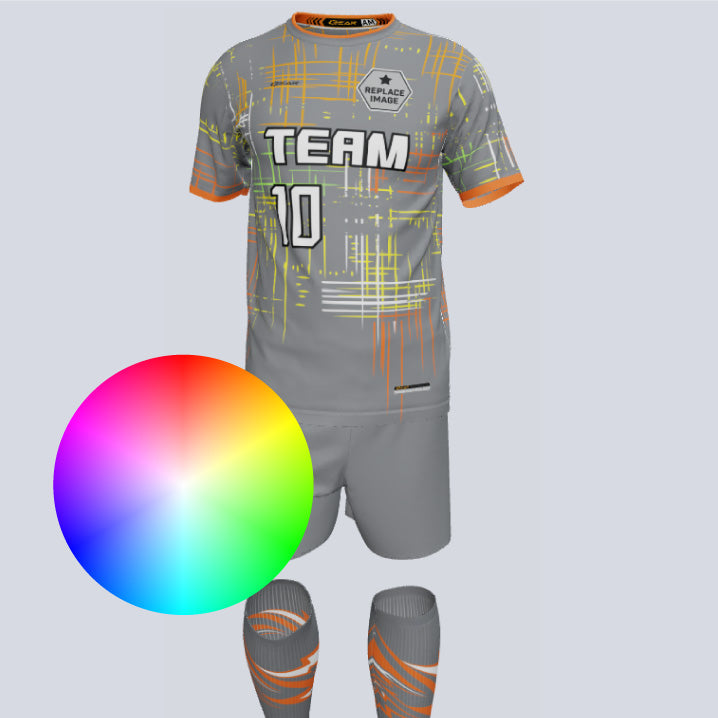 Load image into Gallery viewer, Premium Extinct Custom Soccer Uniform w/Custom Socks
