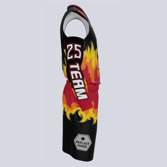 Custom Basketball Fire Uniform – Gear Team Apparel