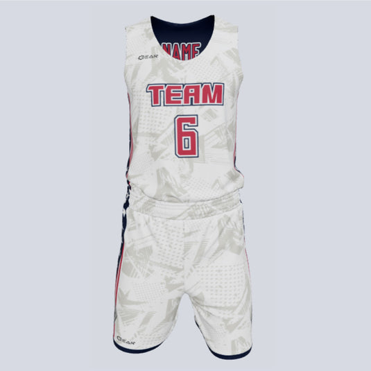 Custom Reversible Single-Ply Basketball Freedom Uniform