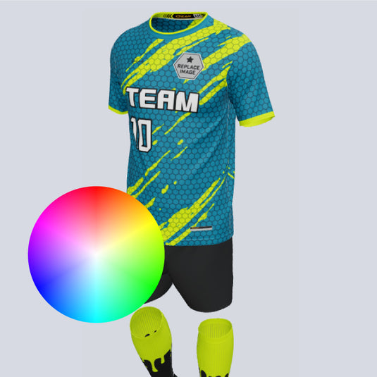 Premium Hex Custom Soccer Uniform w/Custom Socks