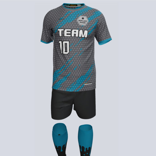 Premium Hex Custom Soccer Uniform w/Custom Socks