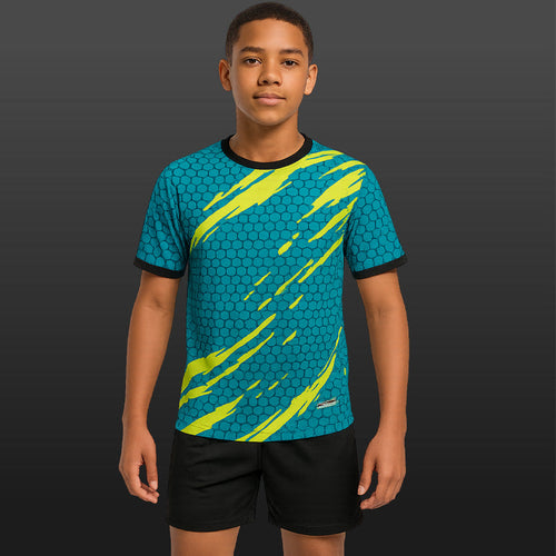 Quick-Turn Hex Custom Soccer Uniform w/Socks