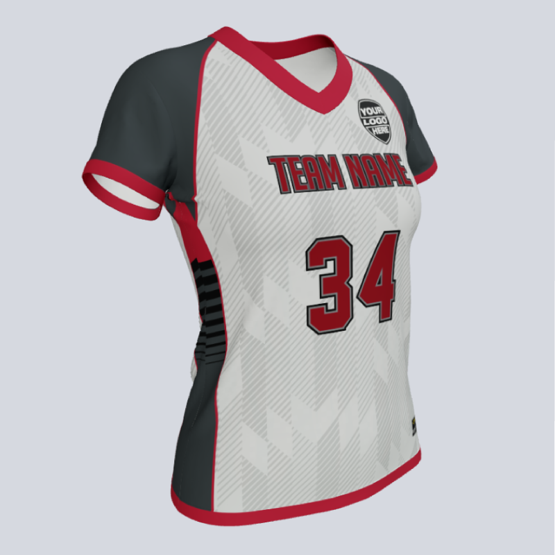Load image into Gallery viewer, Track Ladies Lacrosse Cap Sleeve Jersey
