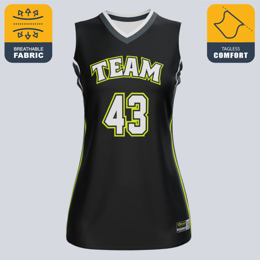 Custom Trifecta Ladies Basketball Jersey