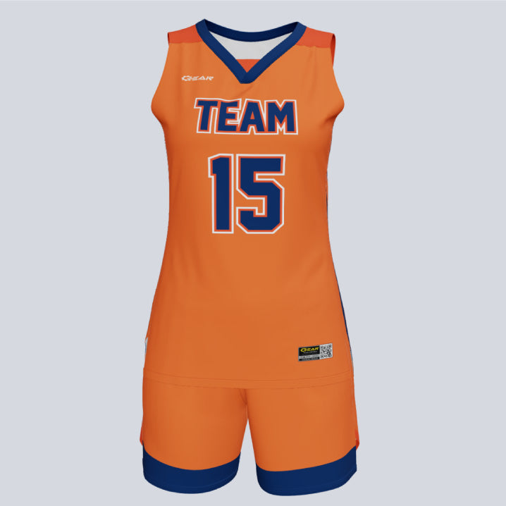 Load image into Gallery viewer, Custom Ladies Basketball Premium Vibe Uniform

