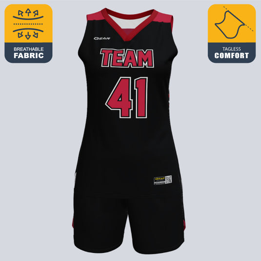 Custom Ladies Basketball Premium Fall Uniform