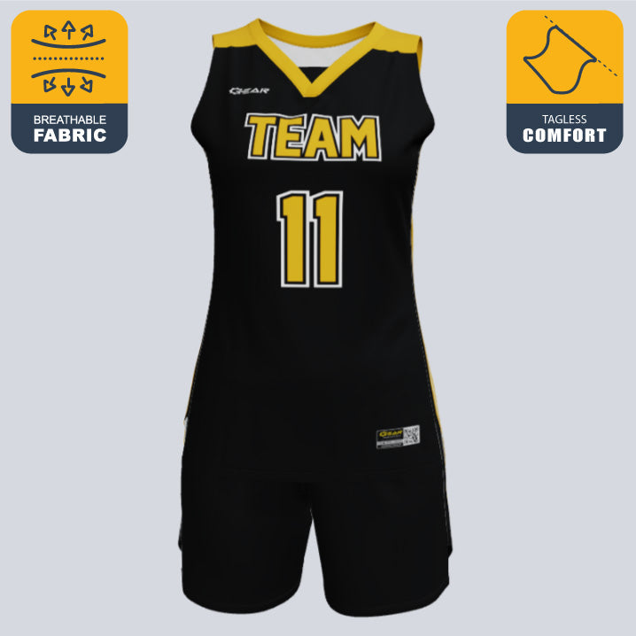 Load image into Gallery viewer, Custom Ladies Basketball Premium Tempest Uniform
