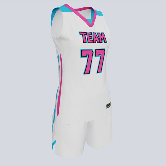 Custom Ladies Basketball Premium Ascent Uniform