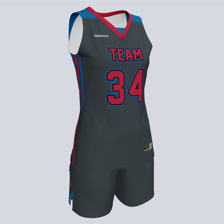 Load image into Gallery viewer, Custom Ladies Basketball Premium Prime Uniform
