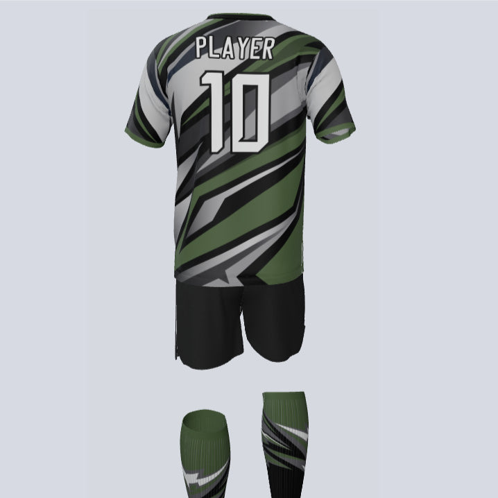 Load image into Gallery viewer, Premium Lightning Custom Soccer Uniform w/Custom Socks
