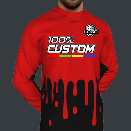 Long Sleeve Custom Splash Jersey