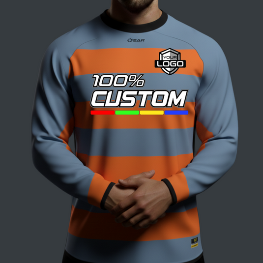 Long Sleeve Custom Steel Jersey