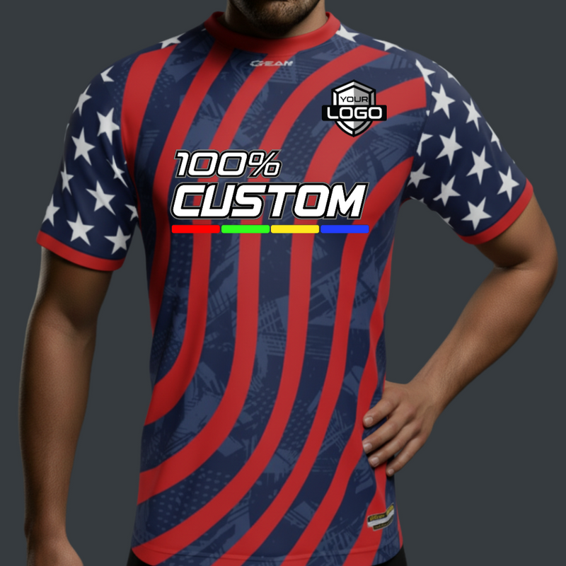 Load image into Gallery viewer, Merica Custom USA Jersey
