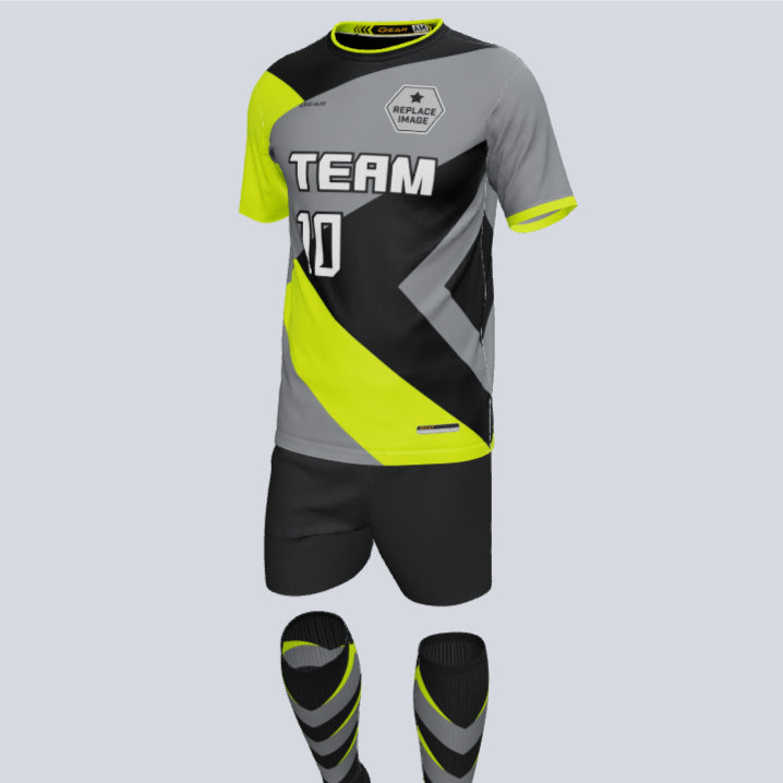 Load image into Gallery viewer, Premium Nitro Custom Soccer Uniform w/Custom Socks

